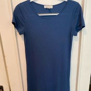 Blue T-shirt dress size small Forever 21